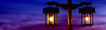 Chinese palace-style streetlamp
